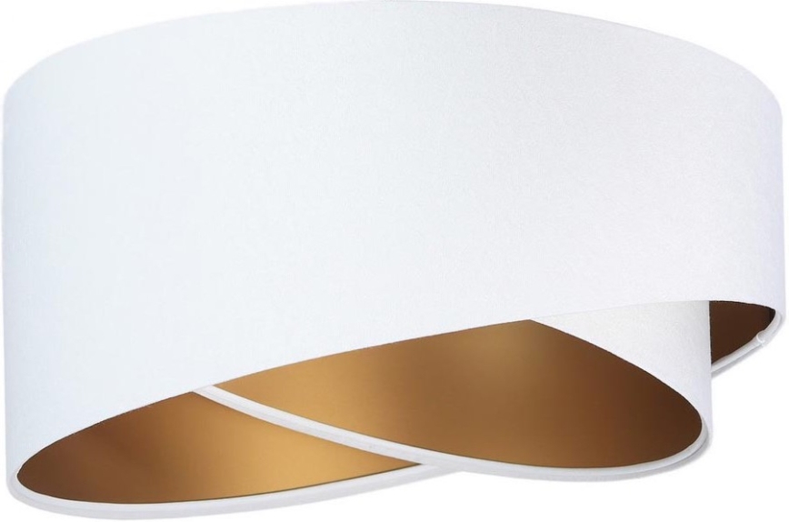 Univerzalno sjenilo GALAXY E27 pr. 45 cm bijela/zlatna