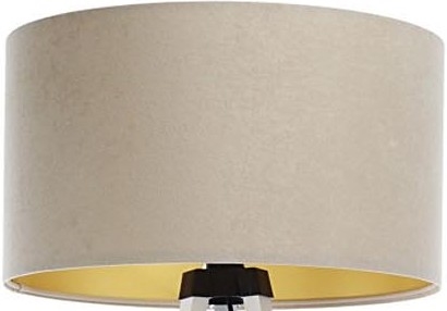 Univerzalno sjenilo STANDART E27 pr. 45 cm bež/zlatna