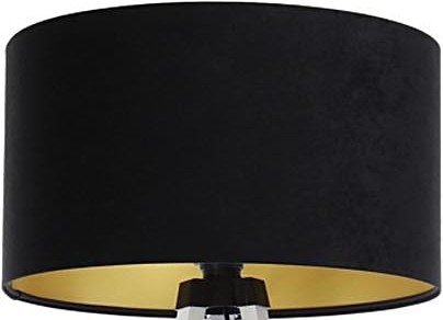 Univerzalno sjenilo STANDART E27 pr. 45 cm crna/zlatna
