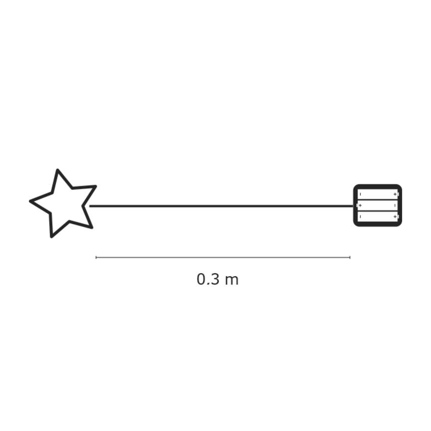 Unutarnja Božićna dekoracija IP20 STAR 30xLED/3W/4,5V