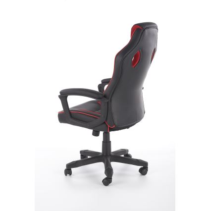 Uredska stolica HELO crna/crvena