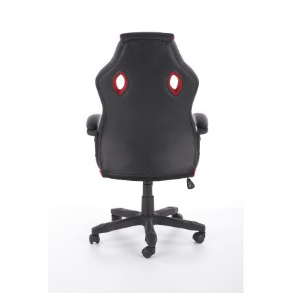 Uredska stolica HELO crna/crvena