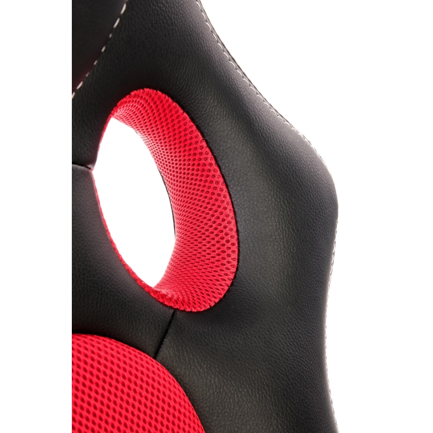 Uredska stolica KENU crna/crvena