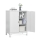 Uredski ormar KAZE 80x40 cm bijeli