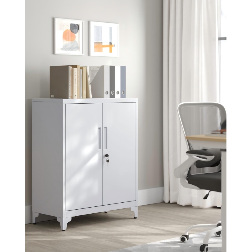 Uredski ormar KAZE 80x40 cm bijeli