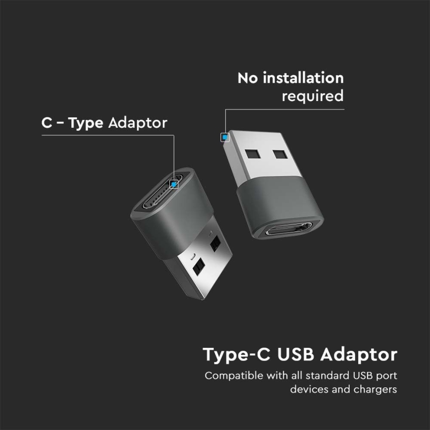 USB-C adapter na USB