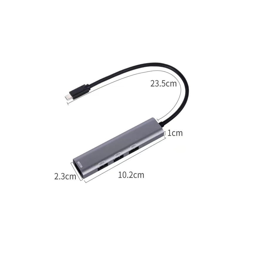 USB-C hub 4 u 1 s Power Delivery 100 W