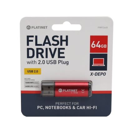 USB Flash Disk 64GB crvena