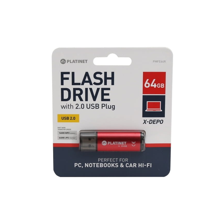 USB Flash Disk 64GB crvena