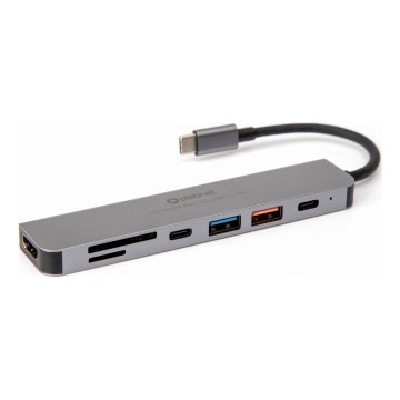 USB hub 7u1 Power Delivery 100W HDMI 4K