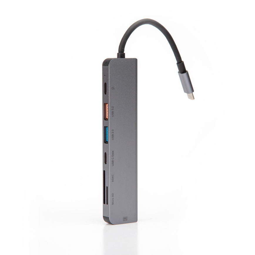 USB hub 7u1 Power Delivery 100W HDMI 4K
