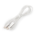USB kabel USB-C / Lightning konektor s LED osvjetljenjem 27W 1m bijela