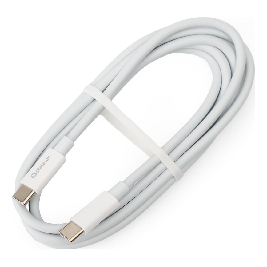 USB kabel USB-C / USB-C konektor 100W 1,5m bijela