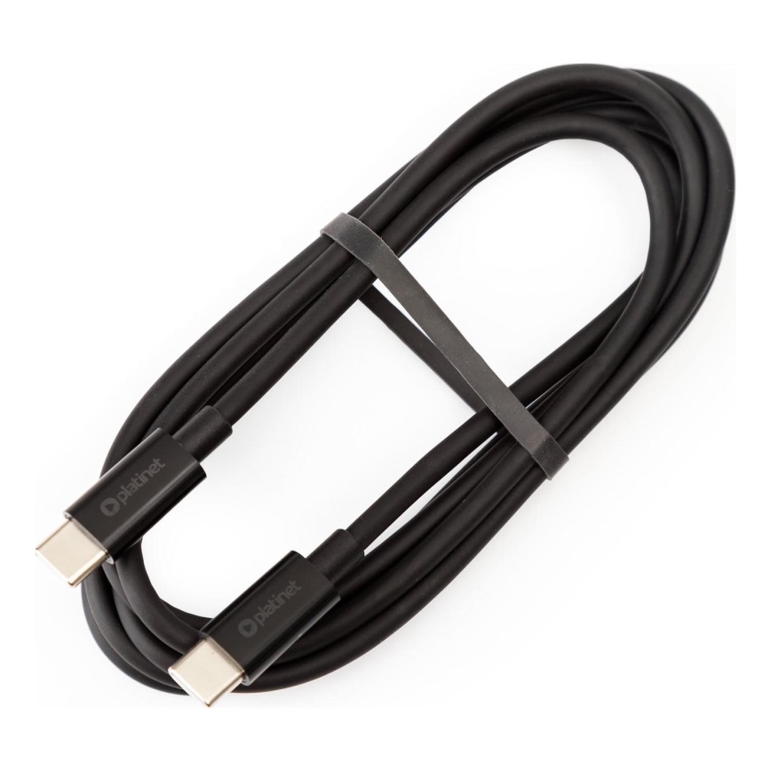 USB kabel USB-C / USB-C konektor 100W 1,5m crna