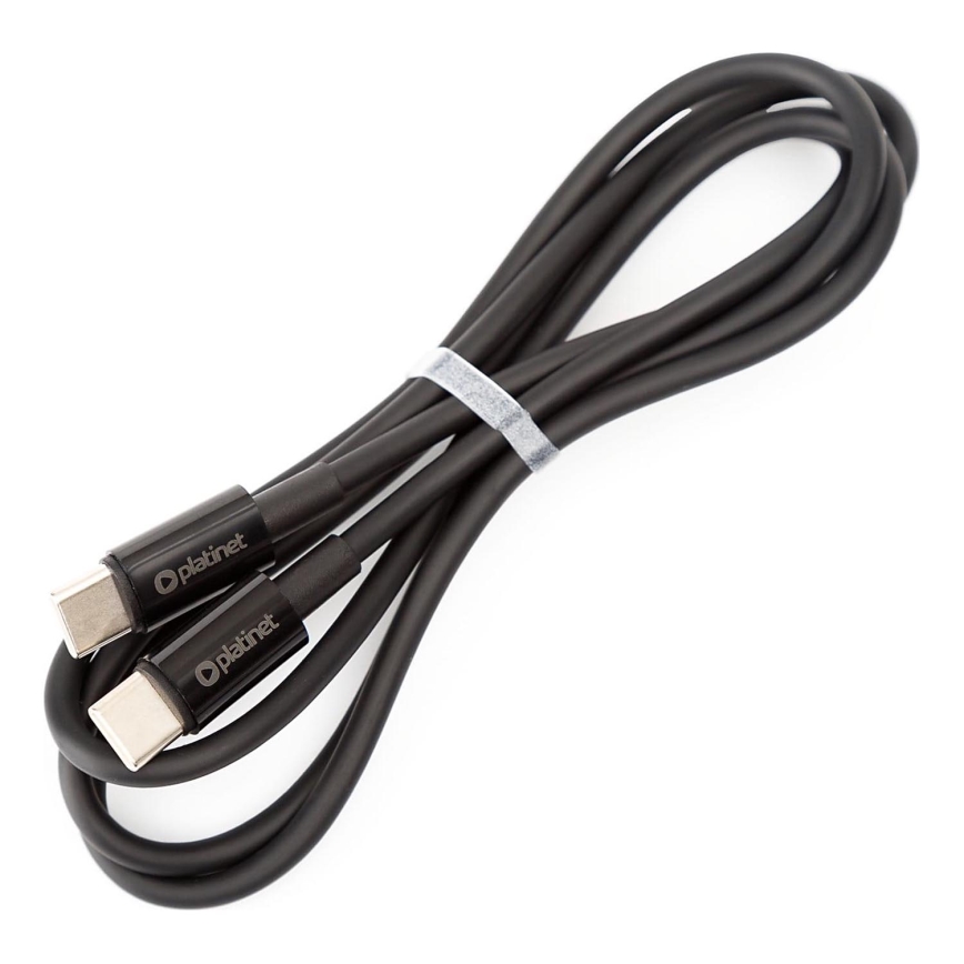 USB kabel USB-C / USB-C konektor 60W 1m crna
