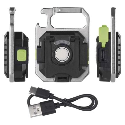 LED punjiva svjetiljka LED/USB/3,7V IP44 750 lm 400 mAh