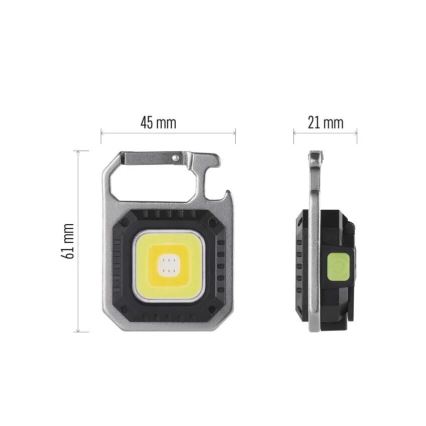 LED punjiva svjetiljka LED/USB/3,7V IP44 750 lm 400 mAh