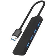 USB Razdjelnik 4xUSB-A 3.0 crna