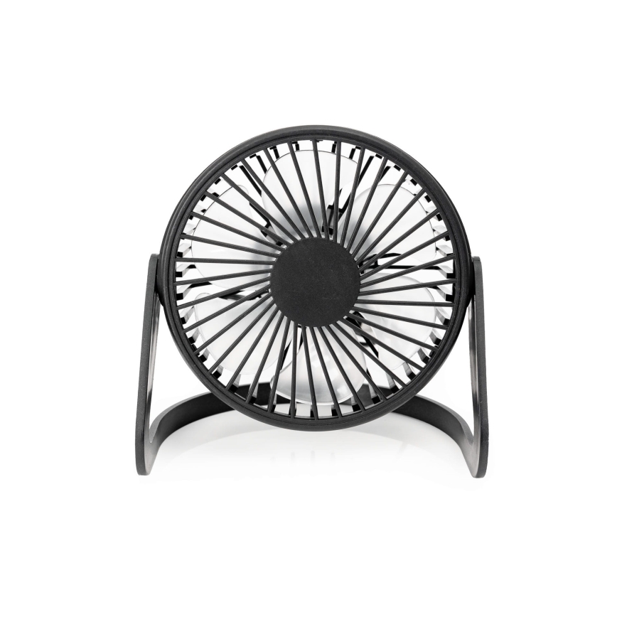 USB stolni ventilator promjera 15 cm crne boje