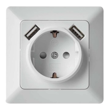 Utičnica s USB-om SCHUKO 250V/16A