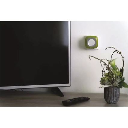 Utično bežično zvono 230V + 1xCR2032 IP44 zelena