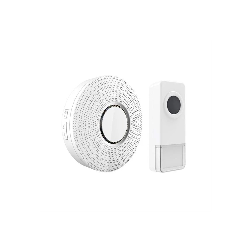Utično bežično zvono 230V IP55 bijela