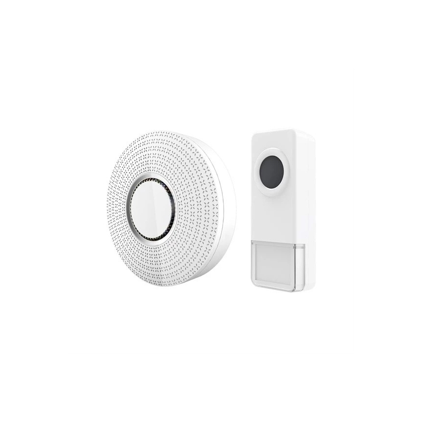 Utično bežično zvono 230V IP55 bijela