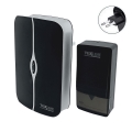 Utično bežično zvono PIEZO BELL 230V + 1x23A IP40 crna