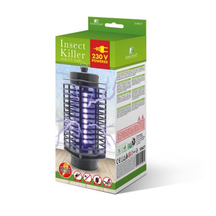 UV električni lapač insekata 1,2W/230V crna