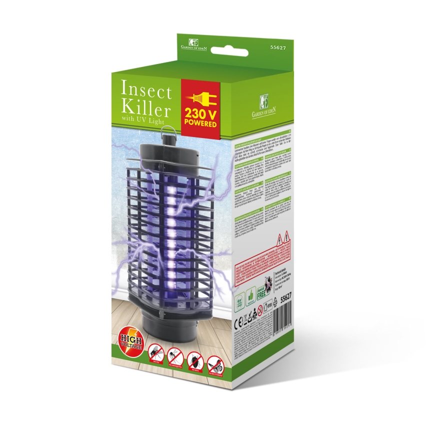 UV električni lapač insekata 1,2W/230V crna