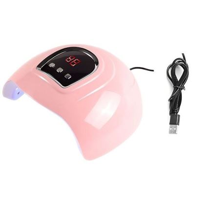 UV lampa za nokte 54W/5V ružičasta