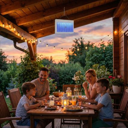 UV punjivi lapač kukaca 1200 mAh/5V bijela