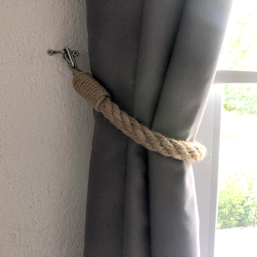 Uže za zavjese BORURAF 60 cm smeđa
