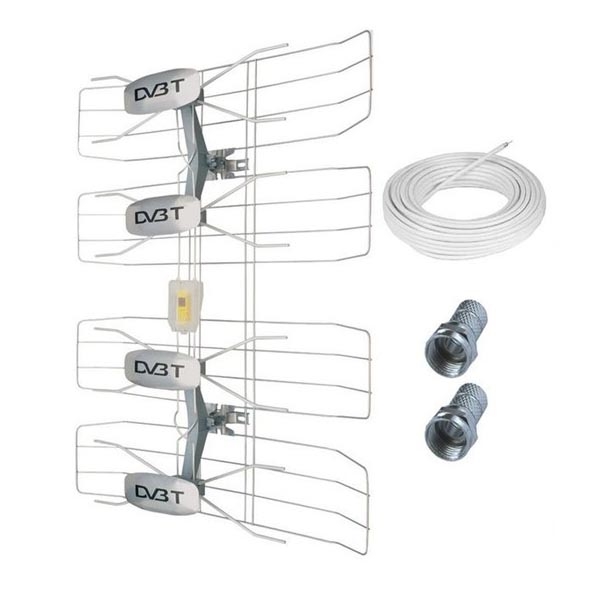 Vanjska antena DVB-T/ DVB-T2, adapter