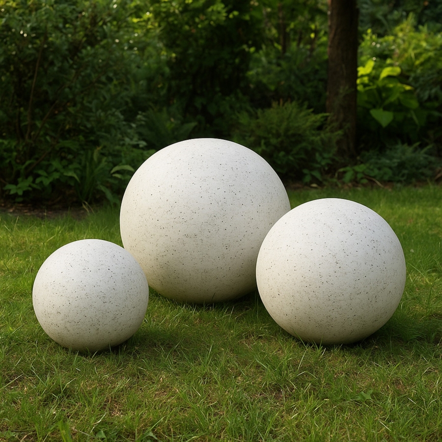 Vanjska dekorativna svjetiljka LUMISTONE 1xE27/15W/230V IP65 prom. 38 cm