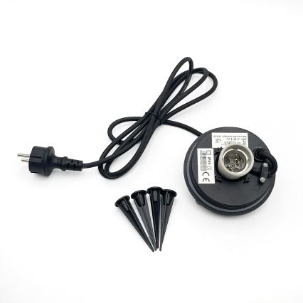 Vanjska dekorativna svjetiljka LUMISTONE 1xE27/15W/230V IP65 promjer 31,8 cm