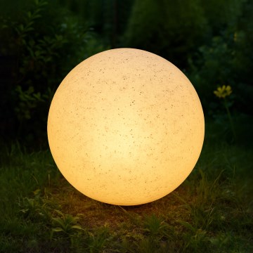 Vanjska dekorativna svjetiljka LUMISTONE 1xE27/15W/230V IP65 Ø 28 cm