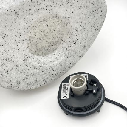 Vanjska dekorativna svjetiljka LUMISTONE 1xE27/15W/230V IP65 Ø 38 cm