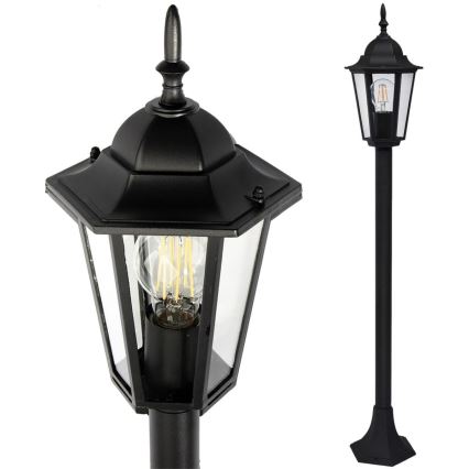 Vanjska lampa 1xE27/20W/230V IP43 96,5 cm crna