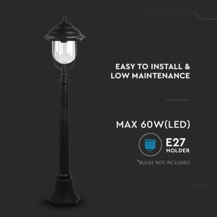 Vanjska lampa 1xE27/60W/230V 111 cm IP44