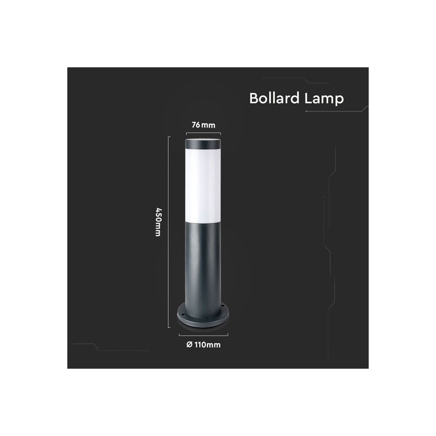 Vanjska lampa 1xE27/60W/230V IP44 45cm antracit