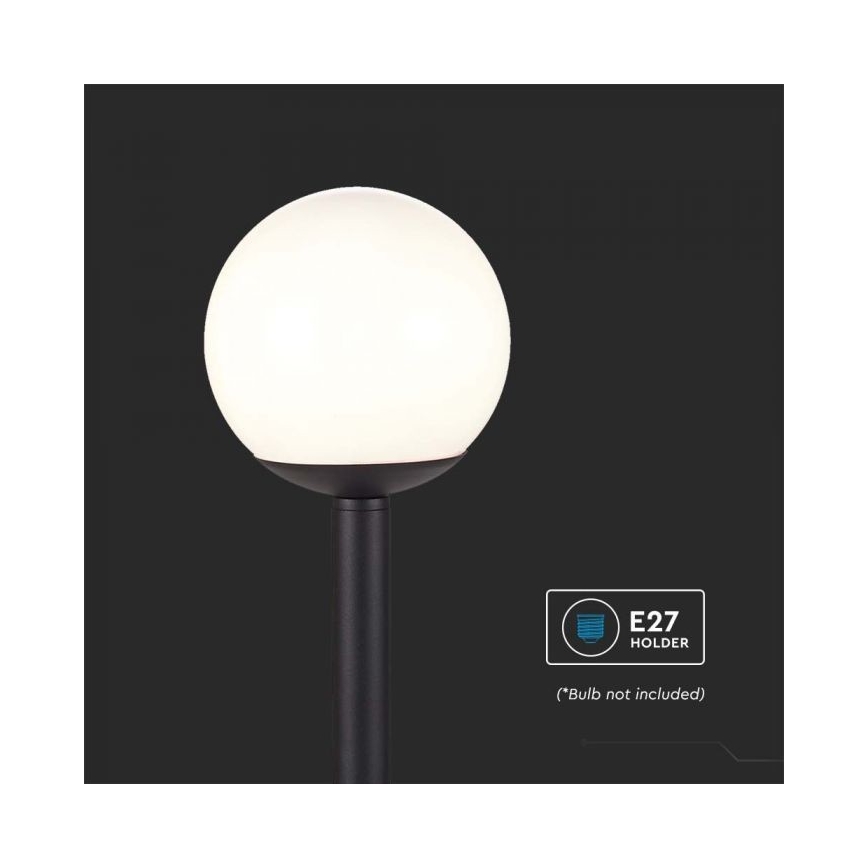 Vanjska lampa 1xE27/60W/230V IP44 97 cm crna