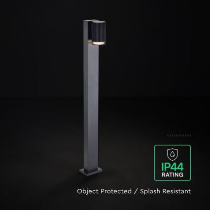 Vanjska lampa 1xGU10/10W/230V IP44 50 cm crna