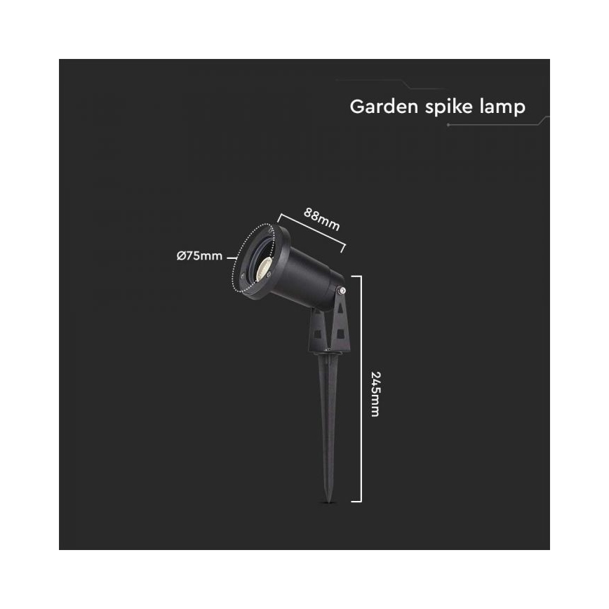 Vanjska lampa 1xGU10/35W/230V IP65