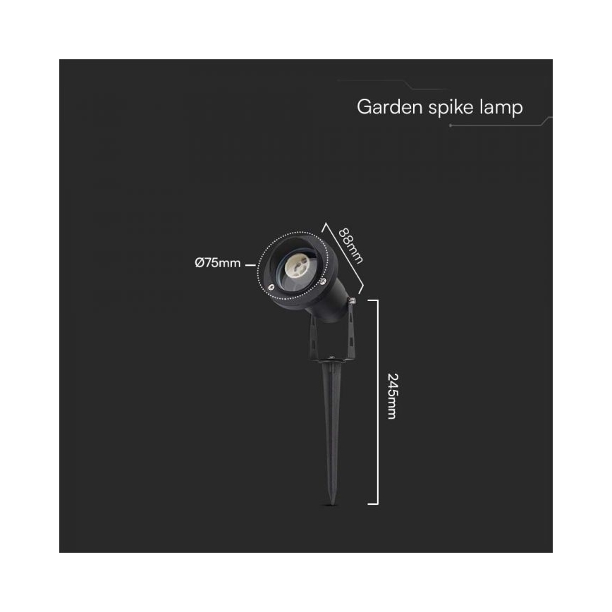 Vanjska lampa 1xGU10/35W/230V IP65