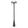 Vanjska lampa 2xE27/60W/230V IP44 232 cm crna