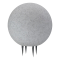 Vanjska lampa ARGENTO 1xE27/15W/230V pr. 30 cm IP65 siva