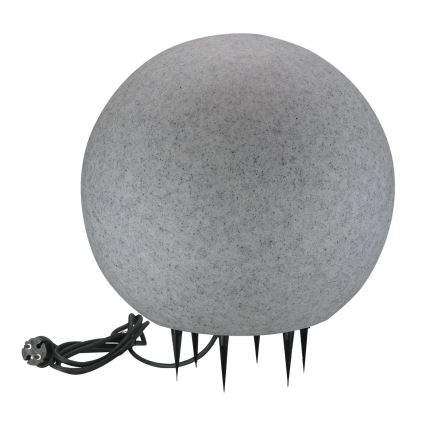 Vanjska lampa ARGENTO 1xE27/15W/230V pr. 40 cm IP65 siva