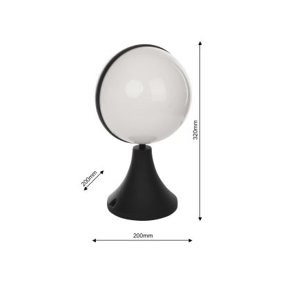 Vanjska lampa CIRCULO 1xE27/40W/230V IP44