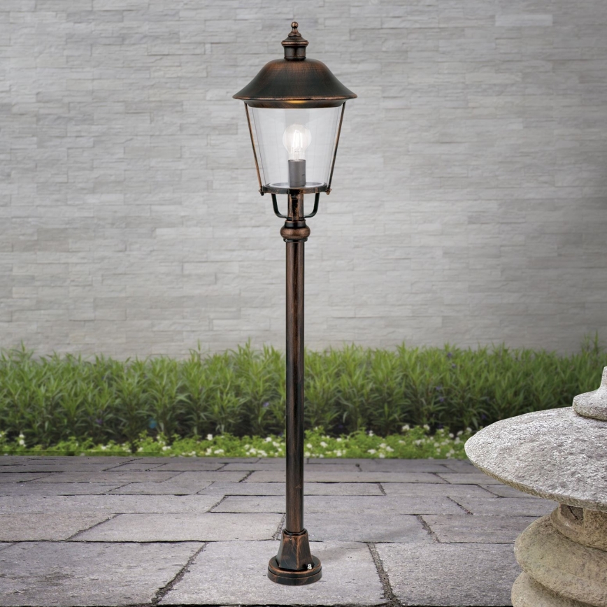 Vanjska lampa KENZO 1xE27/100W/230V IP44 bronca/patina